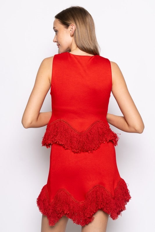 Red Fringe set