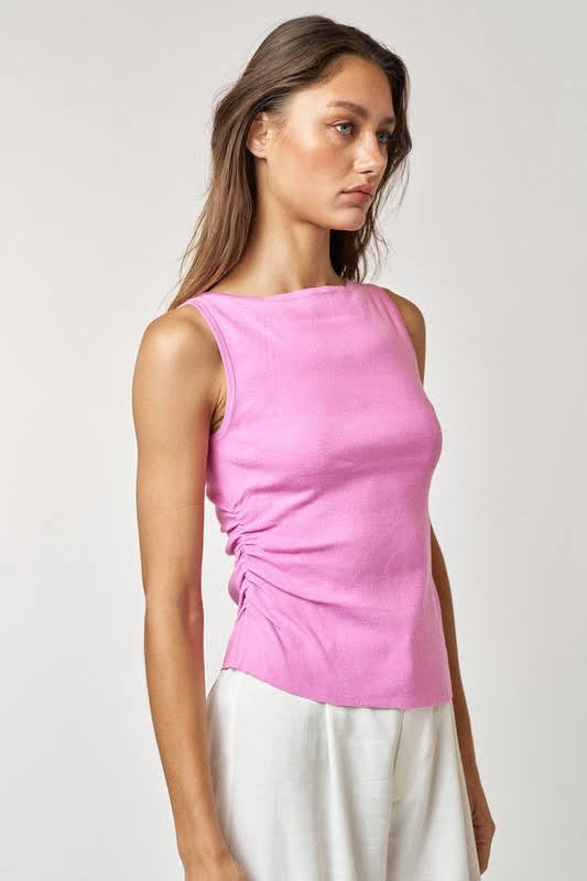 Pink knnit top