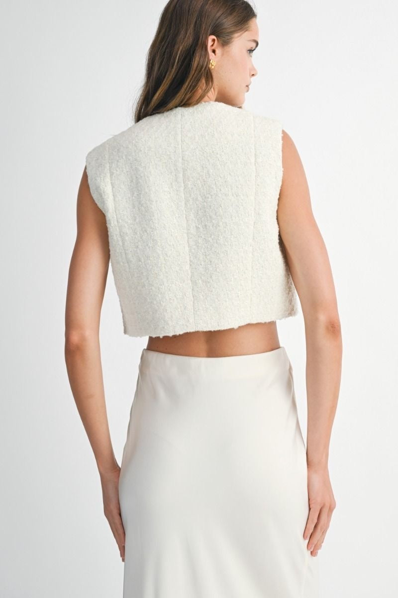 Tweed Adela top