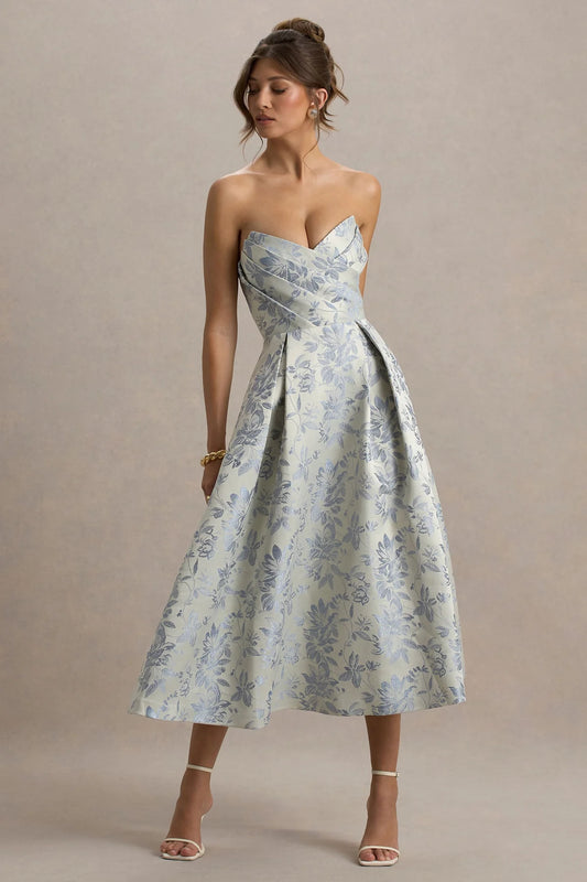 Strapless cielo maxi dress