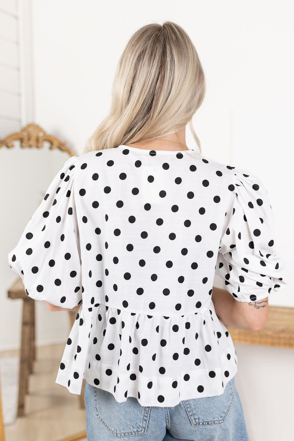 Polkadot top