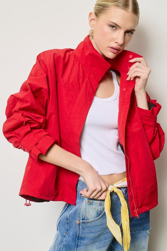 Oversize Red Jacket