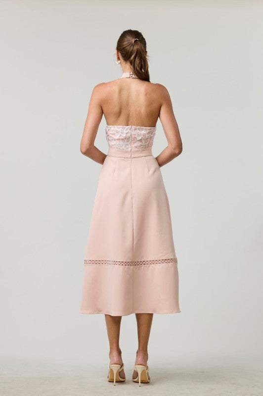 Embroidery Medi Dress