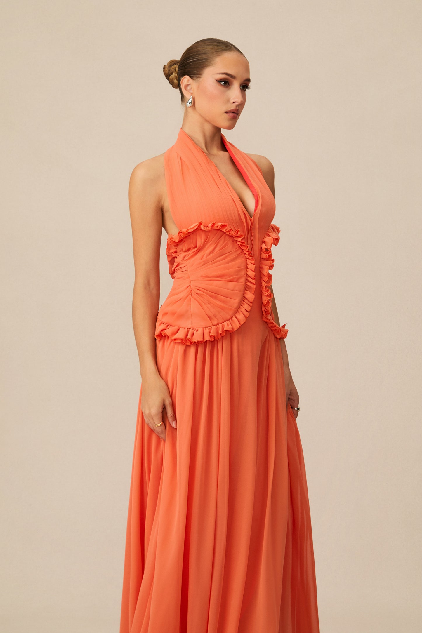 Orange Maxi Dress