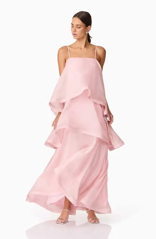Lina pink maxi dress