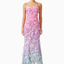 Embroidery maxi dress