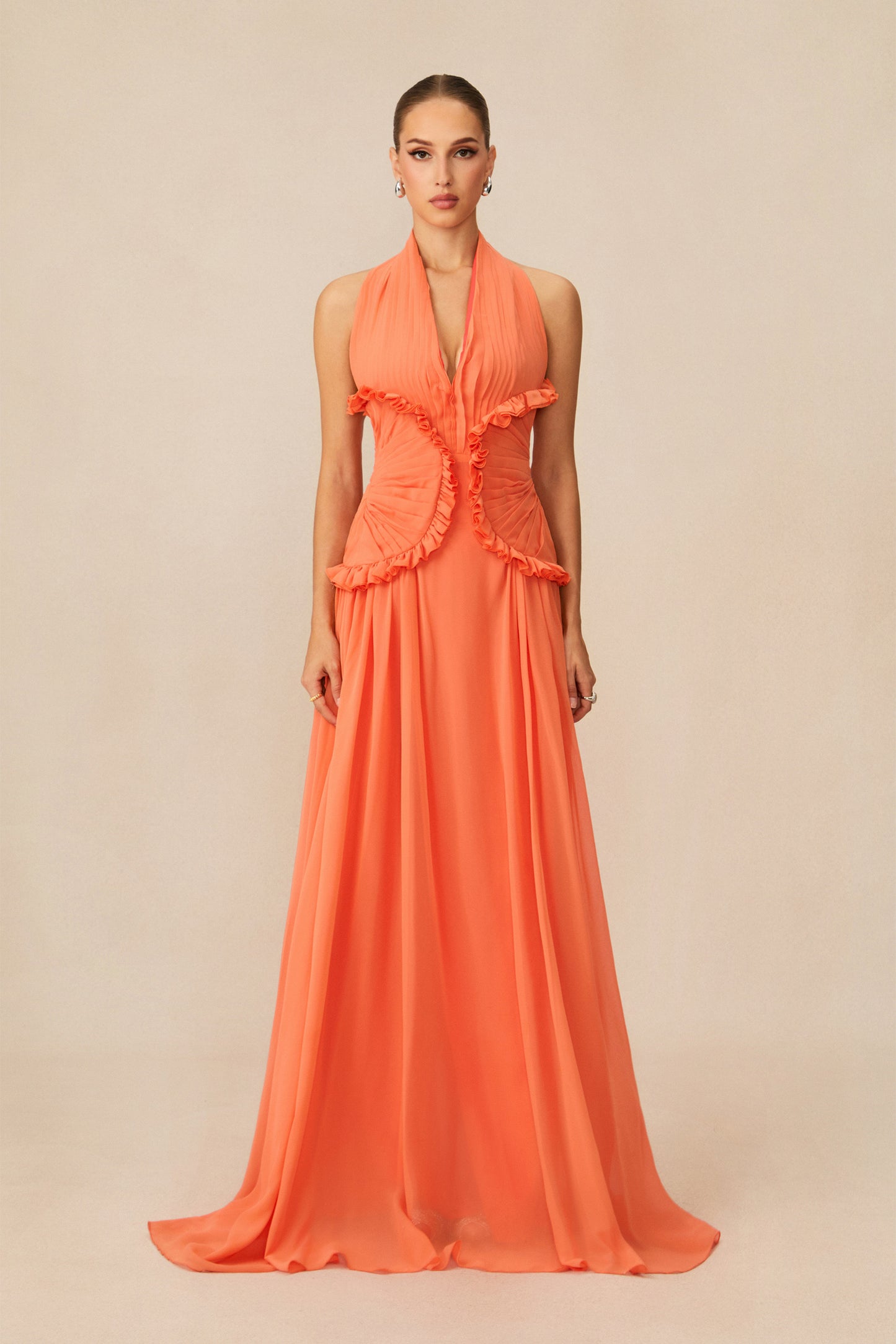 Orange Maxi Dress