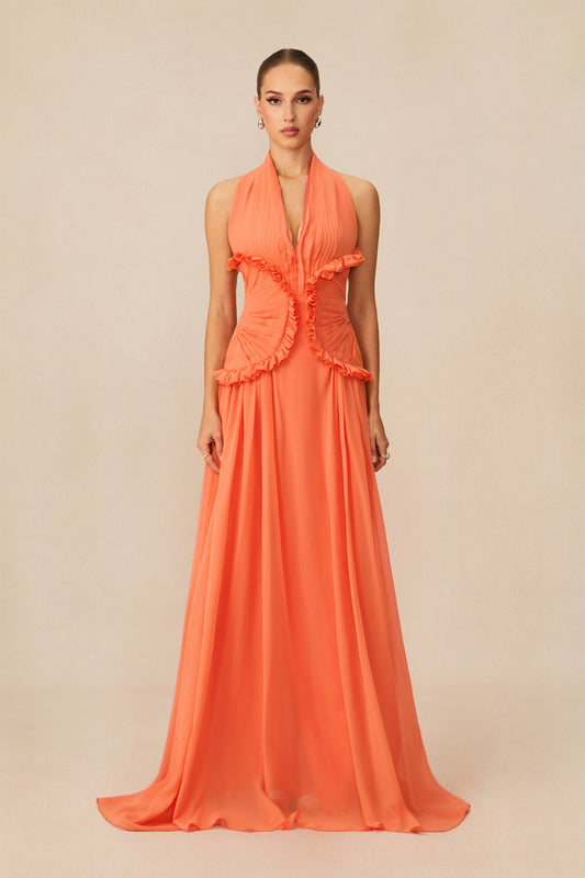 Orange Maxi Dress