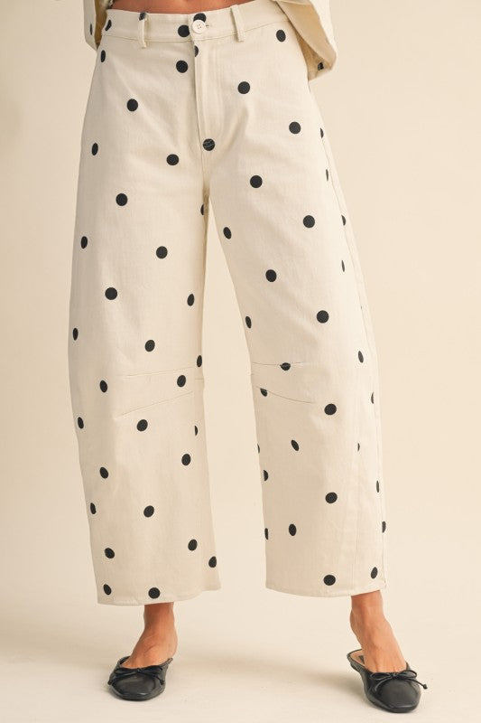 Polkadot Denim set